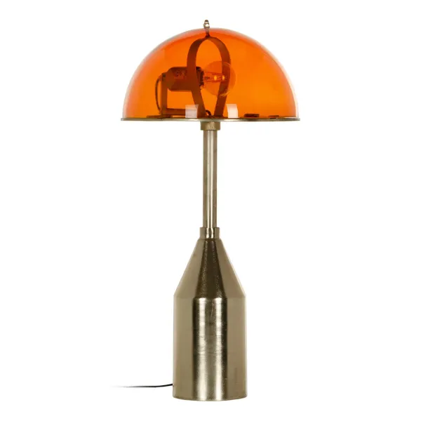 Galda lampa Oranžs Bronza Stikls Dzelzs 40 W 220-240 V 31 x 31 x 65 cm