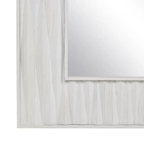 Sieninis veidrodis Balta 93,3 x 4 x 154 cm