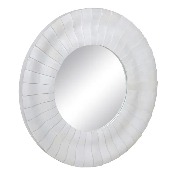 Sieninis veidrodis Balta 102 x 6 x 102 cm