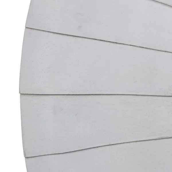 Sieninis veidrodis Balta 102 x 6 x 102 cm