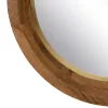 Настенное зеркало Позолоченный Натуральный 90 x 7,5 x 90 cm