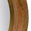 Настенное зеркало Позолоченный Натуральный 90 x 7,5 x 90 cm