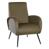 Armchair Black Green 68 x 97 x 86 cm