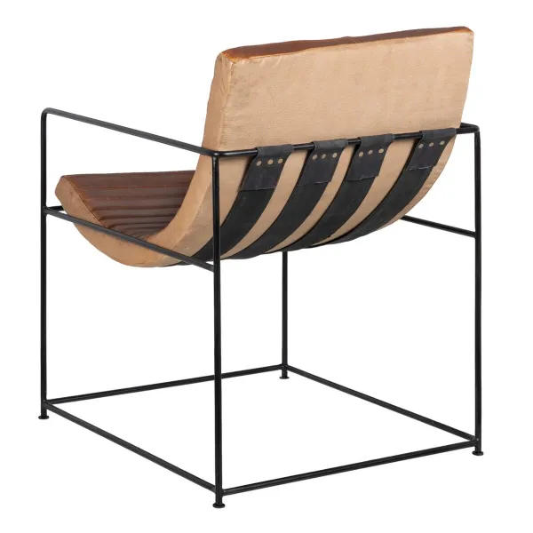 Кресло Коричневый Чёрный 58 x 68 x 75 cm