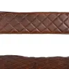 Обеденный стул Коричневый Чёрный Кожа Железо 76 x 75 x 89 cm