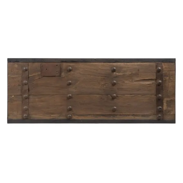 Centrinis stalas Juoda Natūralus 165 x 64 x 55 cm