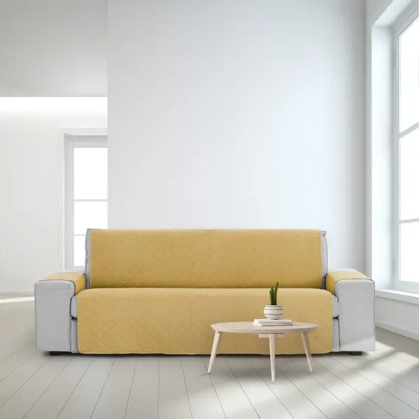 Sofa Cover Eysa MONTBLANC Mustard 100 x 110 x 190 cm