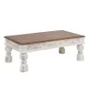Centrinis stalas Balta Natūralus 120 x 70 x 45 cm