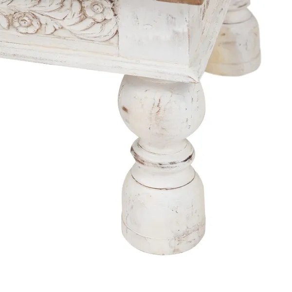 Centrinis stalas Balta Natūralus 120 x 70 x 45 cm
