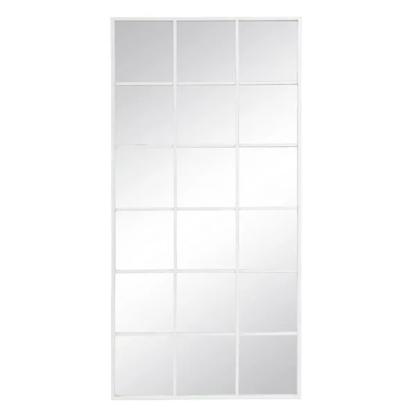Sieninis veidrodis Balta Vertikalus Langas 90 x 3 x 180 cm