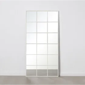 Sieninis veidrodis Balta Vertikalus Langas 90 x 3 x 180 cm
