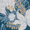 Cushion Blue Flowers 60 x 10 x 60 cm