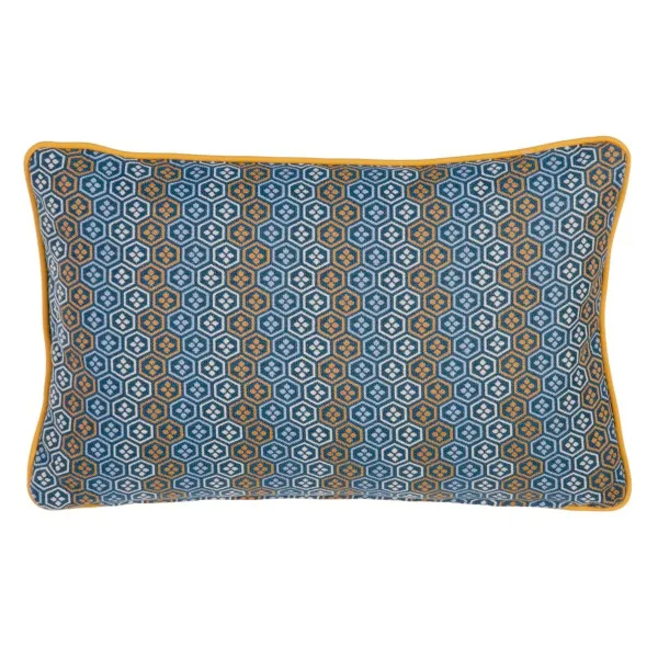 Cushion Blue Printed 60 x 10 x 40 cm