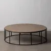 Centrālais galds Dabisks 120 x 120 x 35 cm