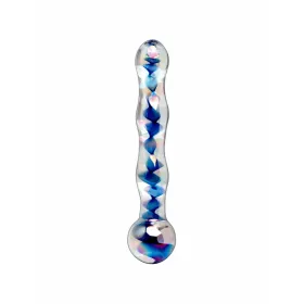 Analiniai karoliukai Pipedream stiklas Mėlyna