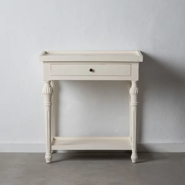 Side table White 72 x 47 x 77 cm