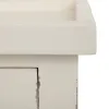 Side table White 72 x 47 x 77 cm