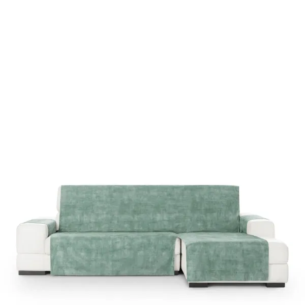 Right short arm chaise longue cover Eysa TURIN Aquamarine 100 x 110 x 350 cm