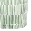Candleholder Green Crystal Cement 10 x 10 x 13 cm