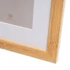 Фото рамка Белый Натуральный Стеклянный Деревянный MDF