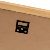 Photo frame White Natural Crystal MDF Wood