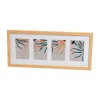 Photo frame White Natural Crystal MDF Wood