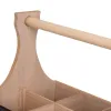 Koristerasia HEARTS Valkoinen Musta Luonnollinen Puu Keppi Puu MDF