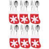 Christmas Cutlery Sock Springos CA0607, 9.5 x 15 cm, 3 pcs