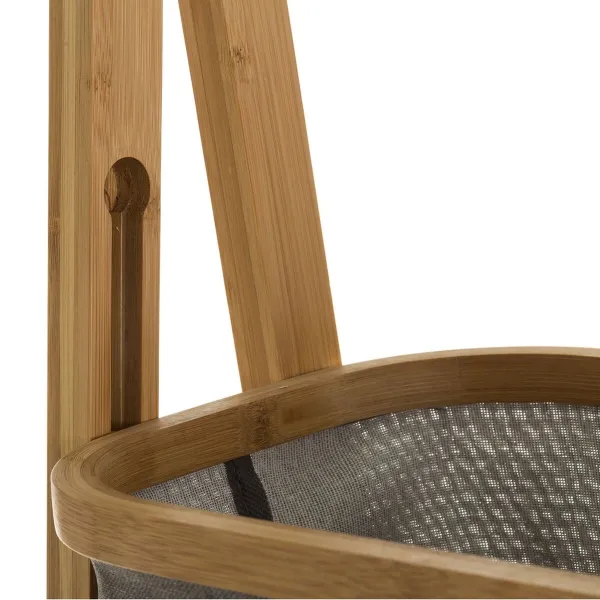 Bathroom Shelves Grey Natural 45 x 34 x 109 cm