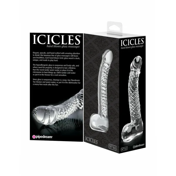 Realistlik dildo Pipedream Klaas Läbipaistev