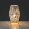 Desk lamp White Metal Bamboo 40 W 220-240 V 17 x 17 x 29 cm