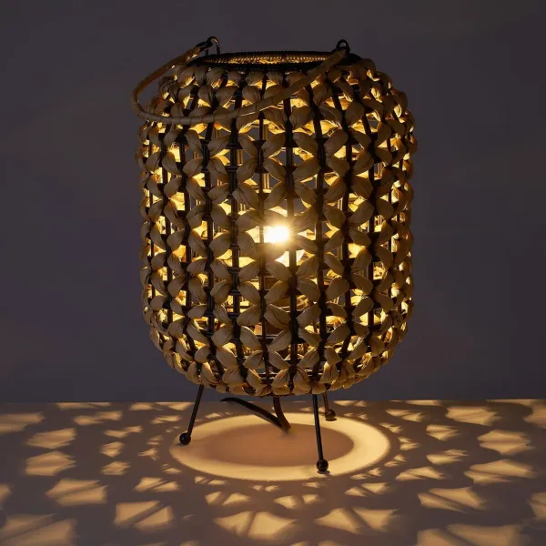 Pöytälamppu Musta Metalli Vesihyasintti 40 W 220-240 V 21 x 21 x 30 cm
