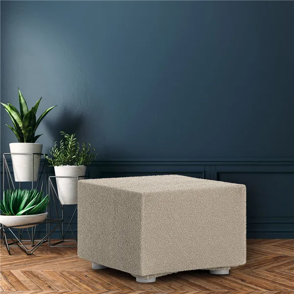 Pouffe cover Eysa ROC Light brown 100 x 65 x 100 cm