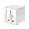 Desk lamp White Metal Bamboo 40 W 220-240 V 20 x 20 x 23 cm