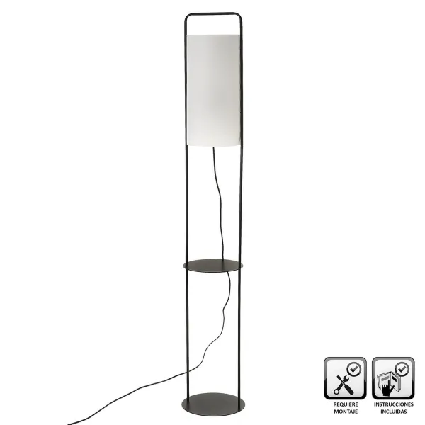 Galda lampa Melns Metāls 60 W 220-240 V 22 x 22 x 150 cm