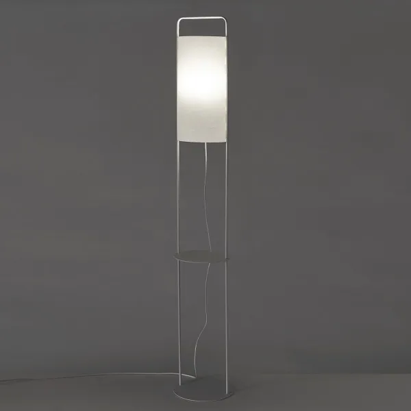 Stalinė lempa Balta Metalinis 60 W 220-240 V 22 x 22 x 150 cm