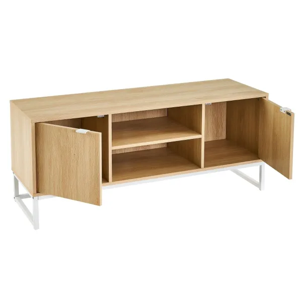 TV mēbeles Balts Dabisks 120 x 39 x 52,5 cm
