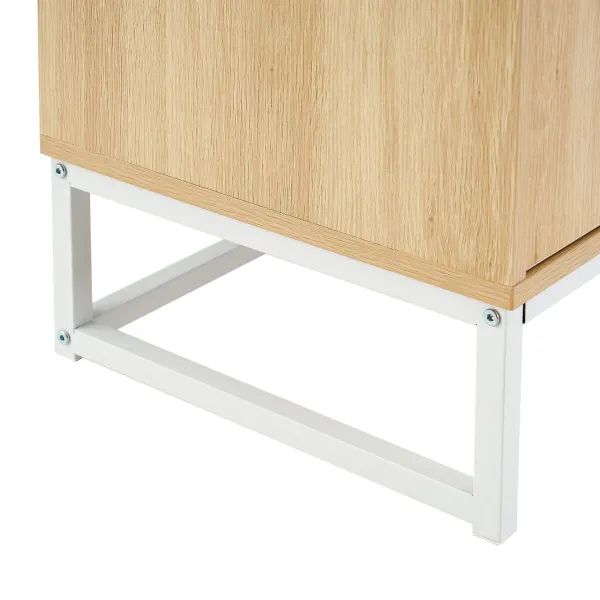 TV mēbeles Balts Dabisks 120 x 39 x 52,5 cm