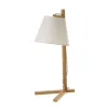 Galda lampa Balts Dabisks Bambuss 40 W 220-240 V 27 x 21 x 50 cm