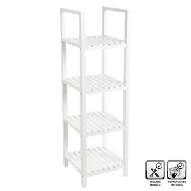 Bathroom Shelves White 31 x 31 x 102 cm