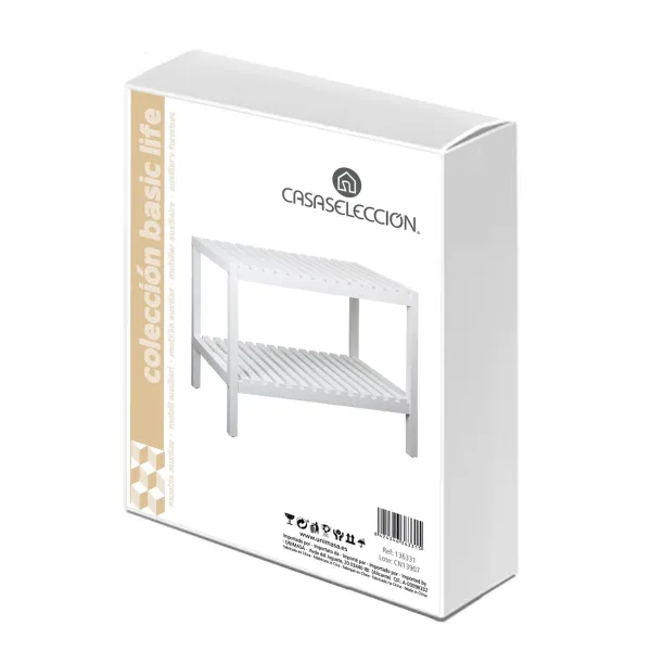 Bathroom Shelves White 64 x 37 x 53 cm