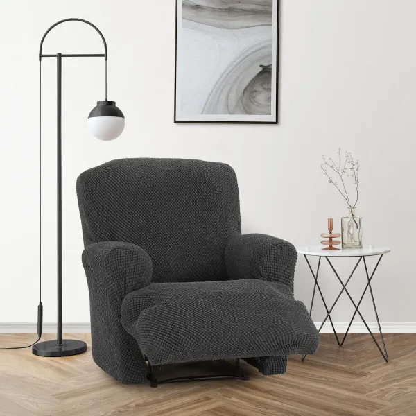 Armchair slipcovers Eysa THOR Dark grey 80 x 100 x 90 cm