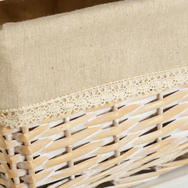 Chest of drawers SWEET HEART Cream Natural 26 x 32 x 81 cm
