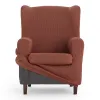 Wingback chair cover Eysa ULISES Brown 80 x 100 x 90 cm