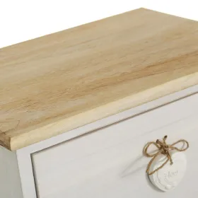 Chest of drawers SWEET HEART Cream Natural 40 x 29 x 73 cm