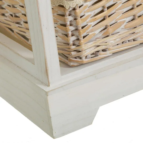 Chest of drawers SWEET HEART Cream Natural 40 x 29 x 58 cm