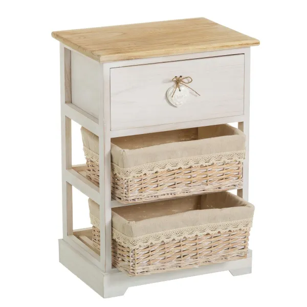 Lipasto SWEET HEART Kerma Luonnollinen 40 x 29 x 58 cm