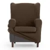 Wingback chair cover Eysa ULISES Brown 80 x 100 x 90 cm