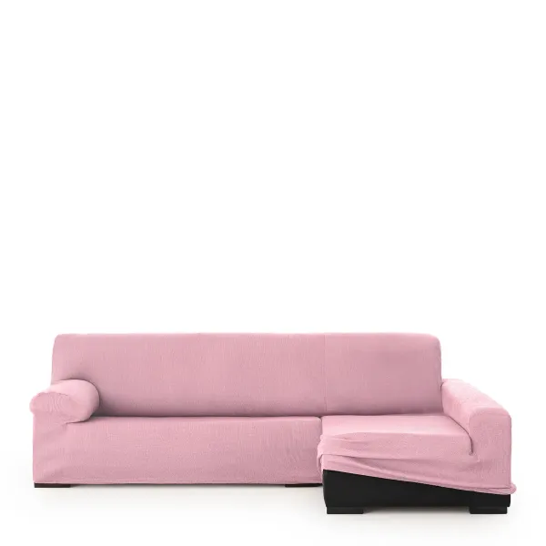 Right long arm chaise longue cover Eysa ULISES Pink Light Pink 170 x 110 x 310 cm