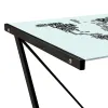 Вспомогательный стол COUNTRIES WORLD Белый Матово-черный 120 x 60 x 75 cm